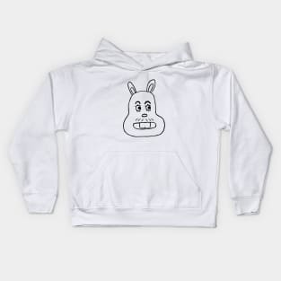 One Toothed Bugsy Bunners The Bunny Boy Kids Hoodie